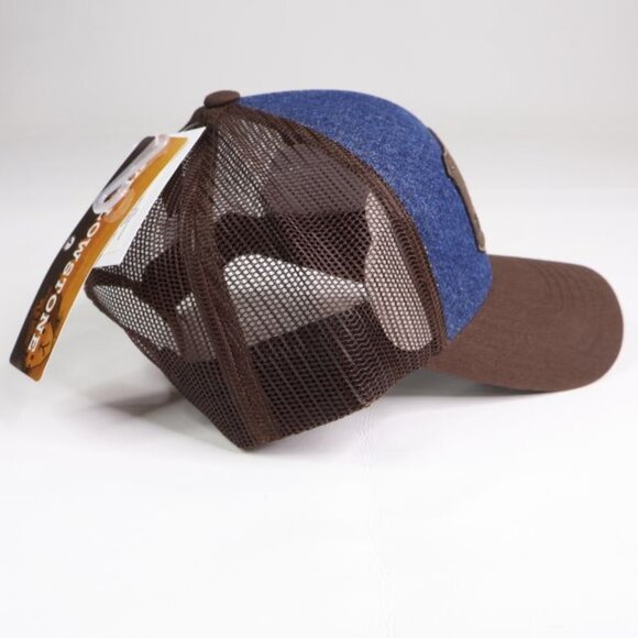 Yellowstone TV Show Hat Protect the Family Denim Mesh Trucker - Picture 4 of 8